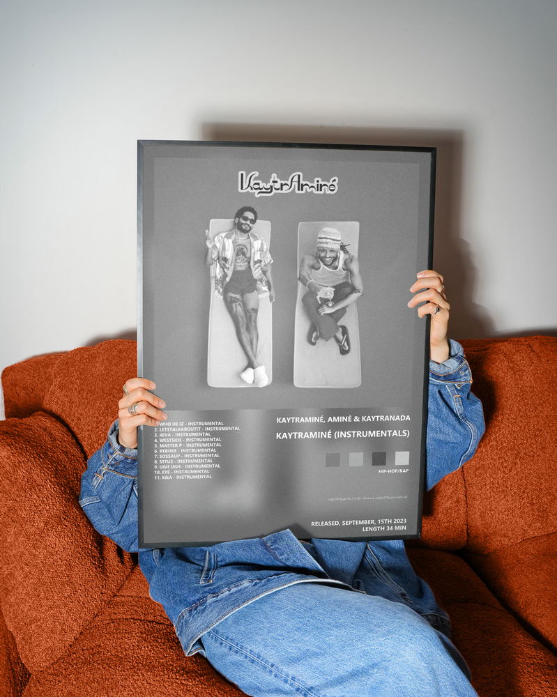 Music poster: KAYTRAMINÉ Aminé KAYTRANADA - KAYTRAMINÉ Instrumentals