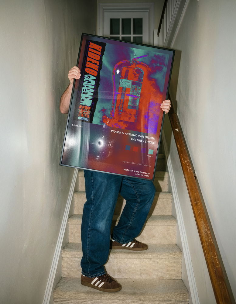 Music poster: Kideko Armand Van Helden - The Fire - Single