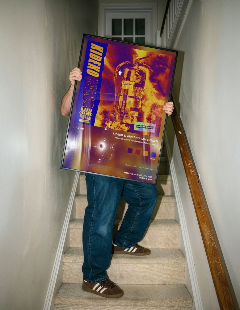 Music poster: Kideko Armand Van Helden - The Fire CHANEYS Disco Revenge Remix - Single
