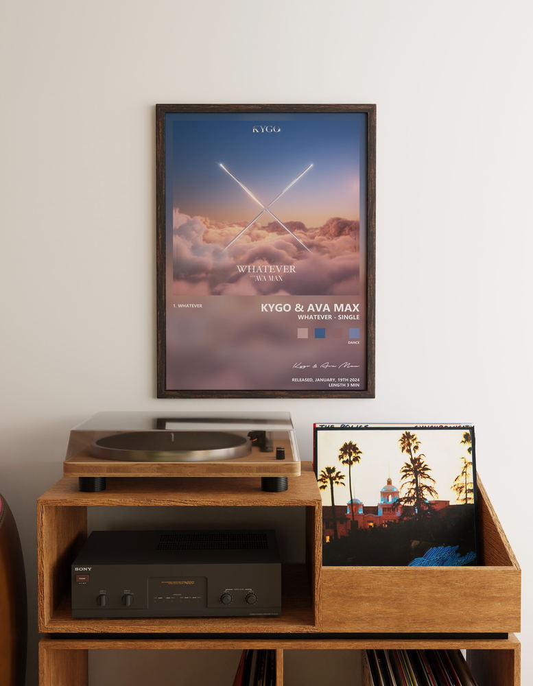 Music poster: Kygo Ava Max - Whatever - Single