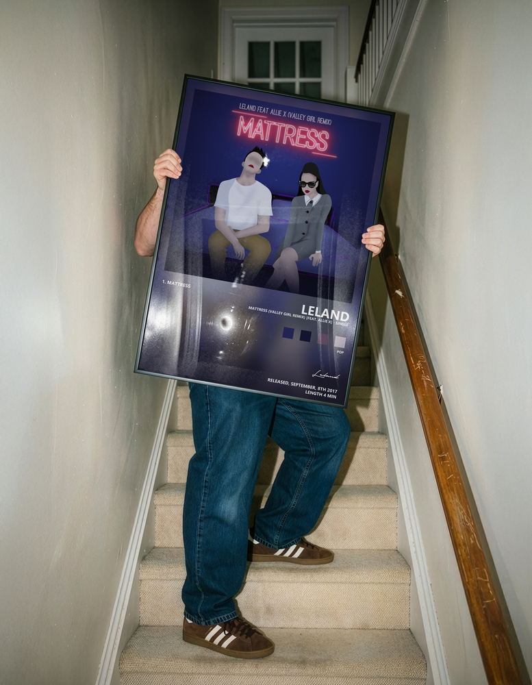 Music poster: Leland - Mattress Valley Girl Remix feat Allie X - Single