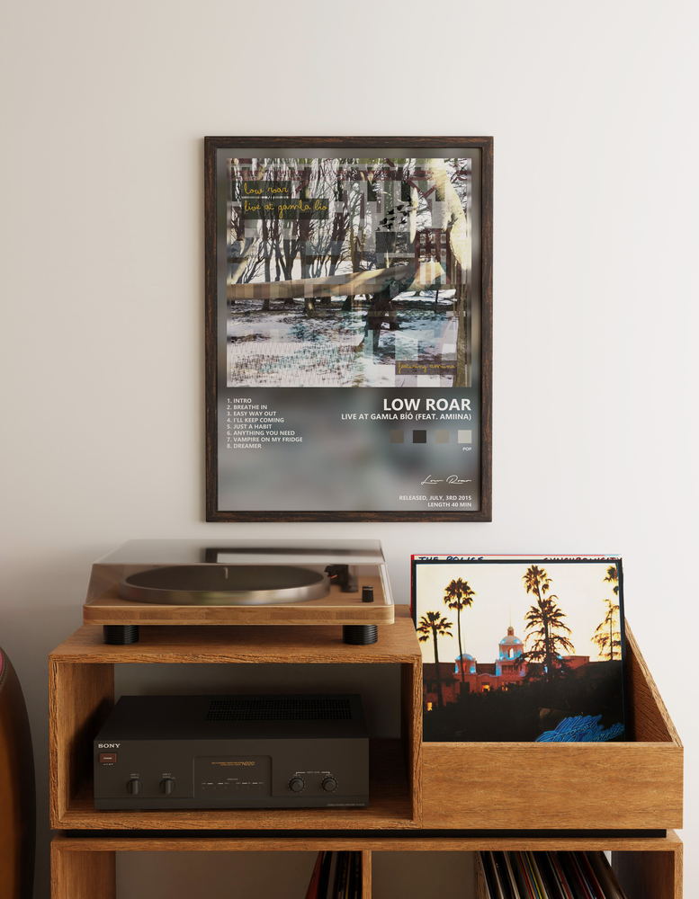 Music poster: Low Roar - Live at Gamla Bíó feat Amiina