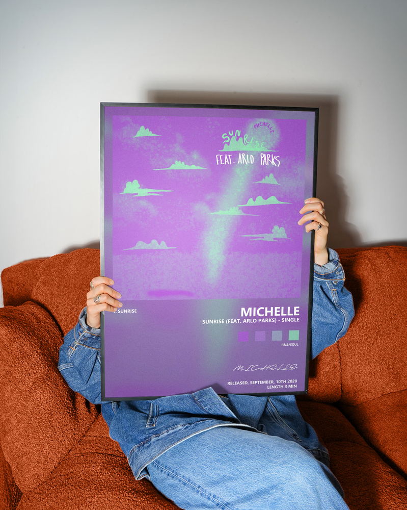 Music poster: MICHELLE - SUNRISE feat Arlo Parks - Single
