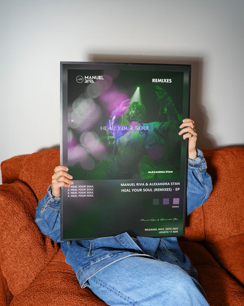 Music poster: Manuel Riva Alexandra Stan - Heal Your Soul Remixes - EP
