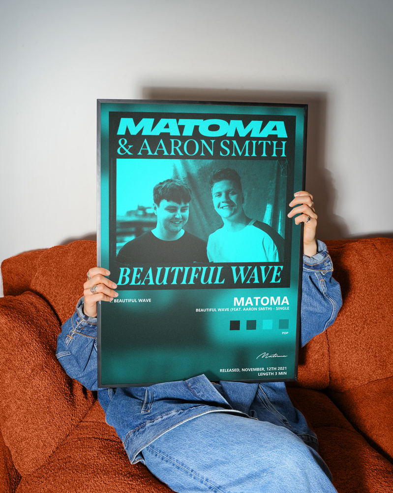 Music poster: Matoma - Beautiful Wave feat Aaron Smith - Single
