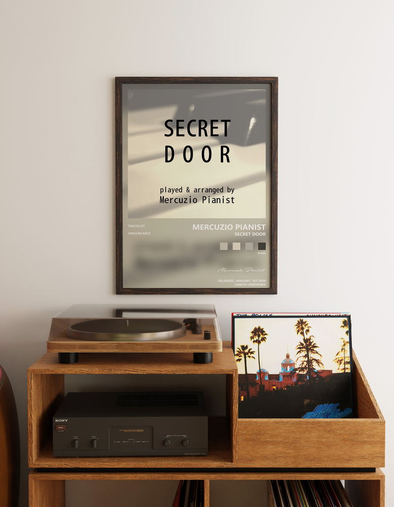 Music poster: Mercuzio Pianist - Secret Door