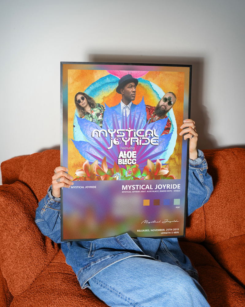 Music poster: Mystical Joyride - Mystical Joyride feat Aloe Blacc Radio Edit - Single