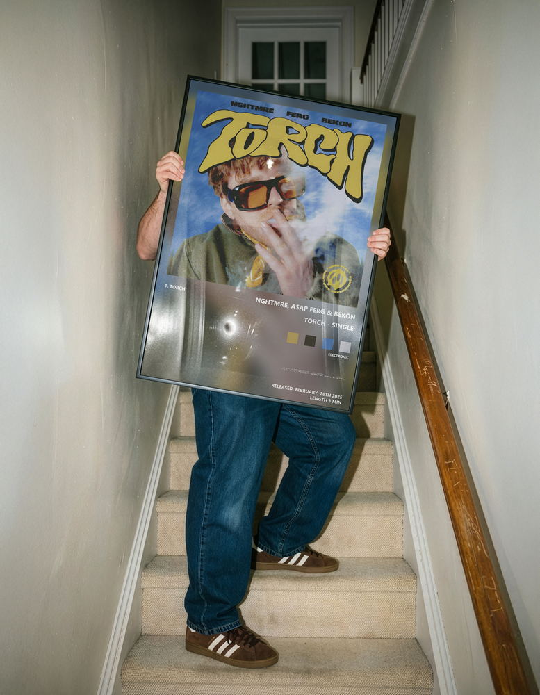Music poster: NGHTMRE AAP Ferg Bekon - Torch - Single