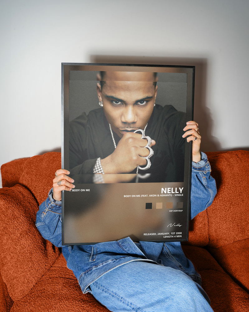 Music poster: Nelly - Body On Me feat Akon Ashanti - Single