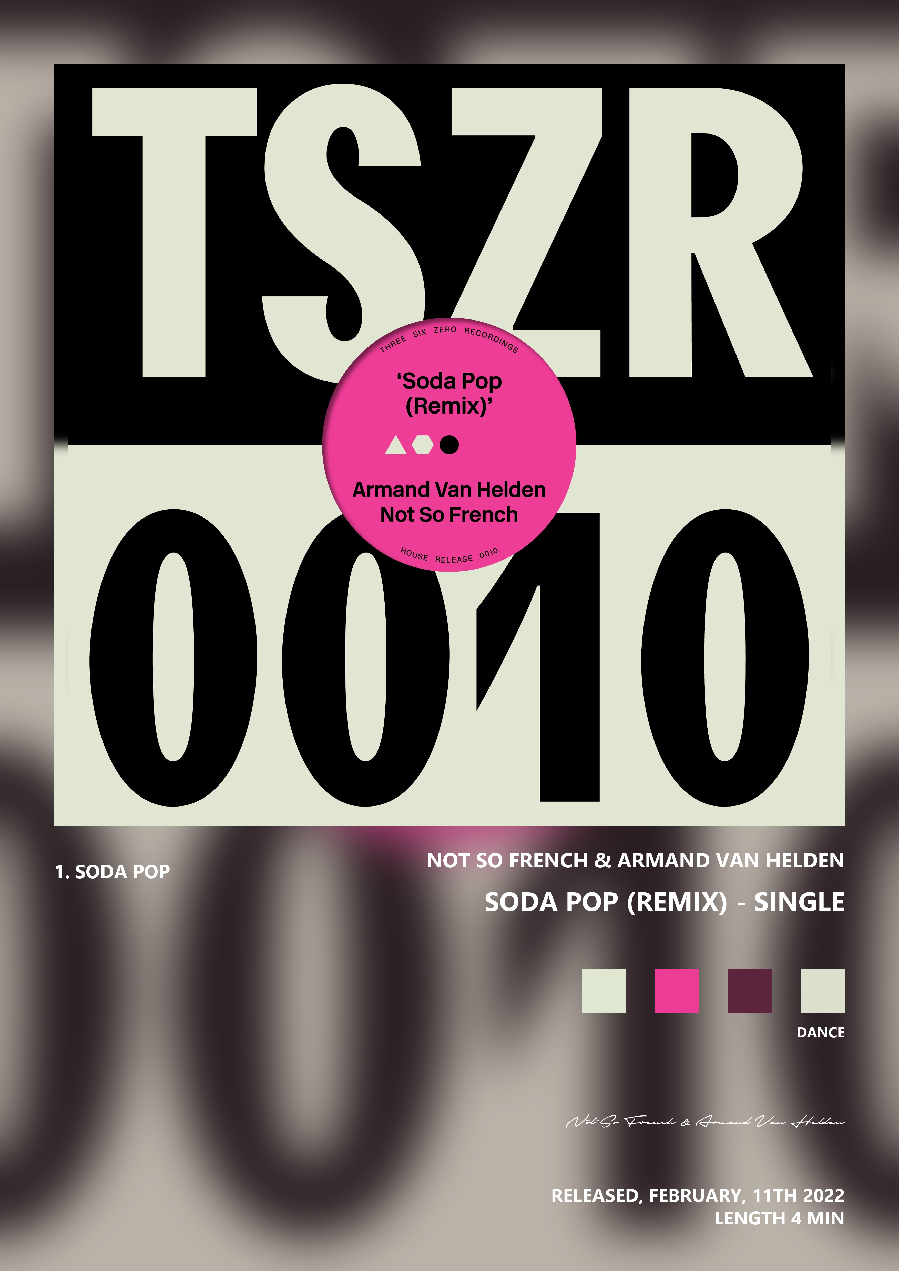 Music poster: Not So French Armand Van Helden - Soda Pop Remix - Single