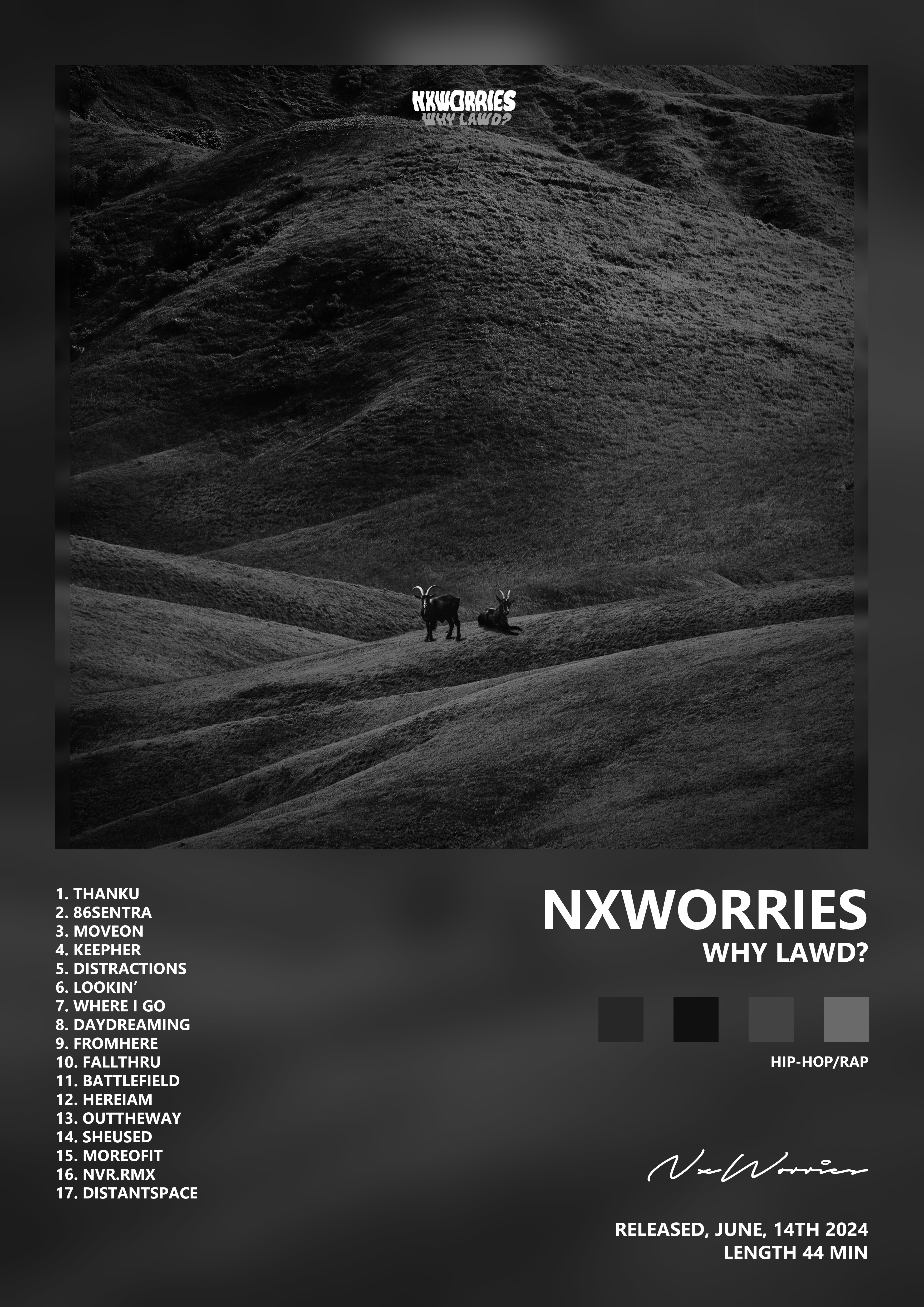 Music poster: NxWorries - Why Lawd