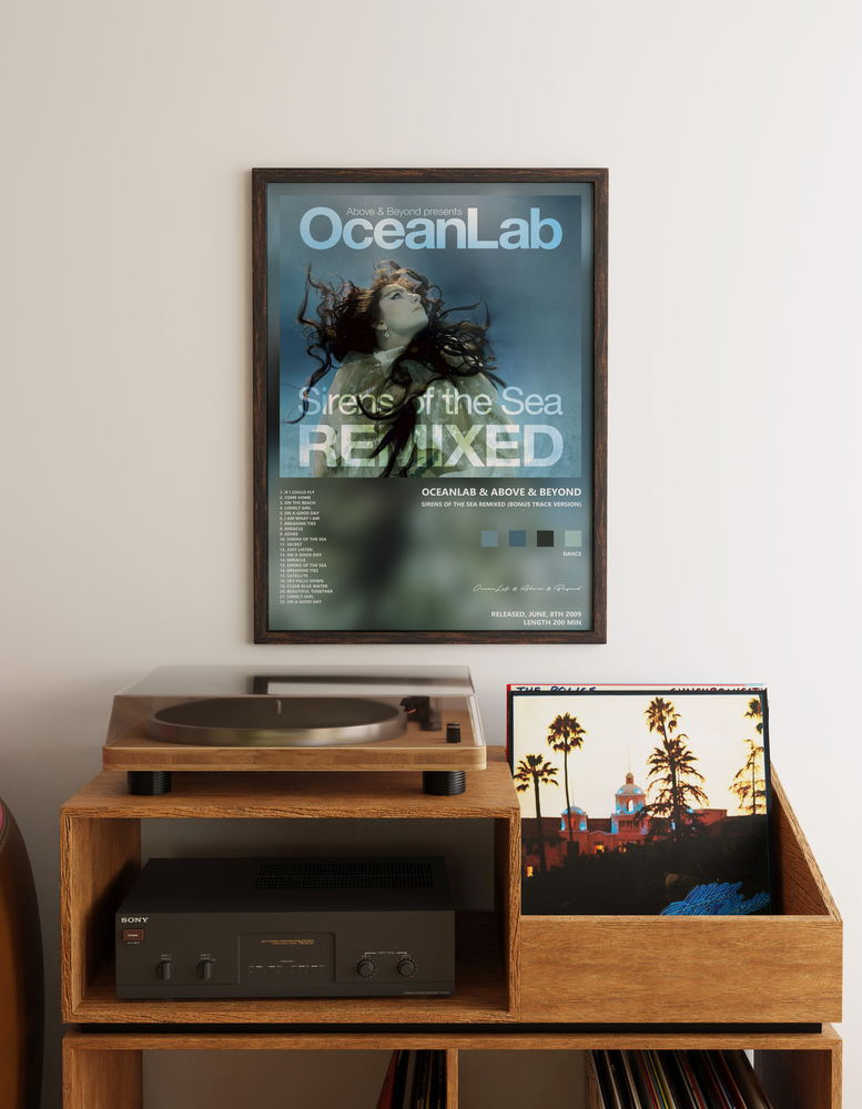 Music poster: OceanLab Above Beyond - Sirens Of The Sea Remixed Bonus Track Version