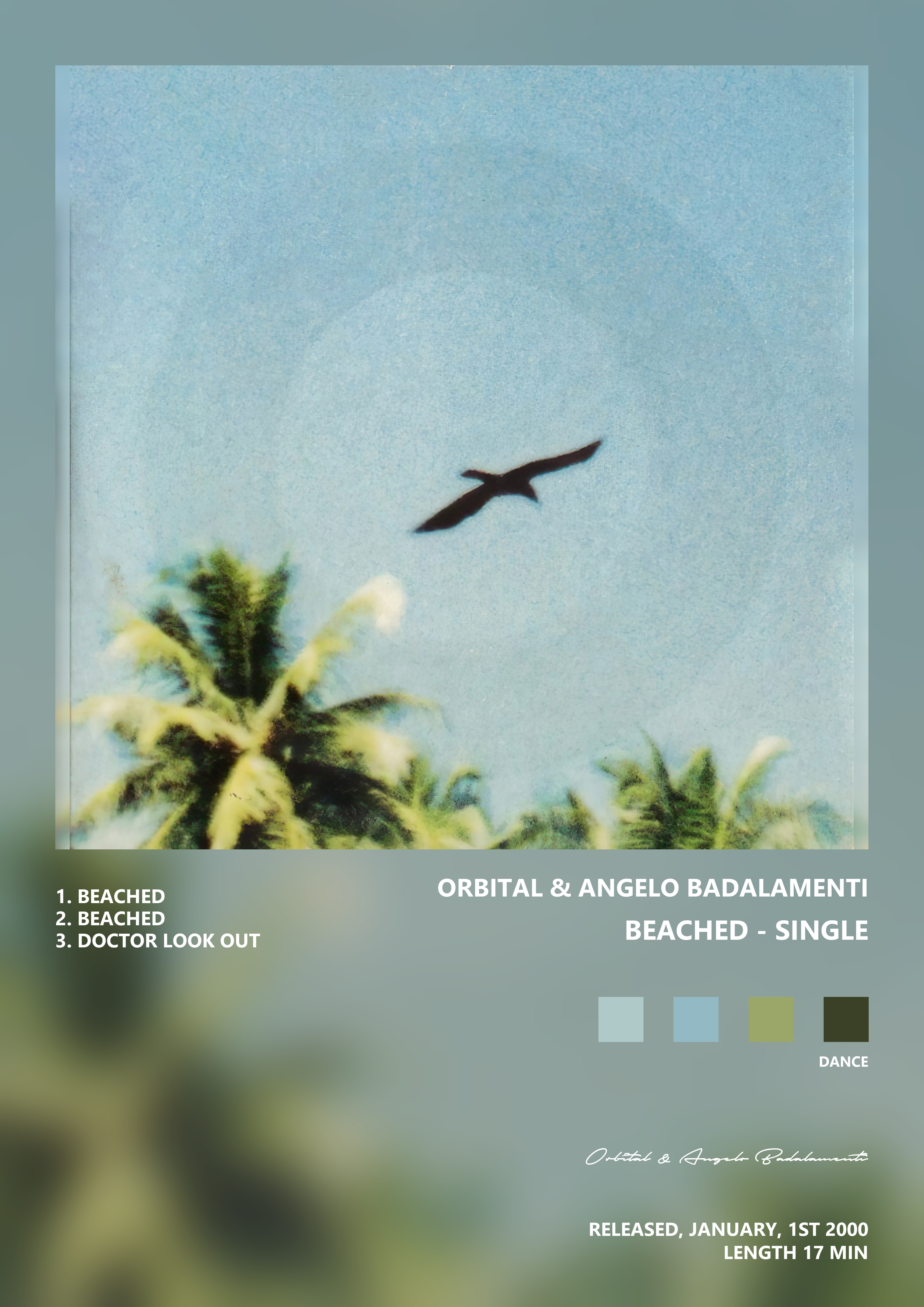 Music poster: Orbital Angelo Badalamenti - Beached - Single