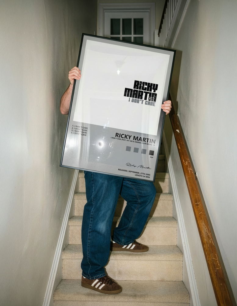 Music poster: Ricky Martin - I Dont Care feat Fat Joe Amerie Club Mixes - EP