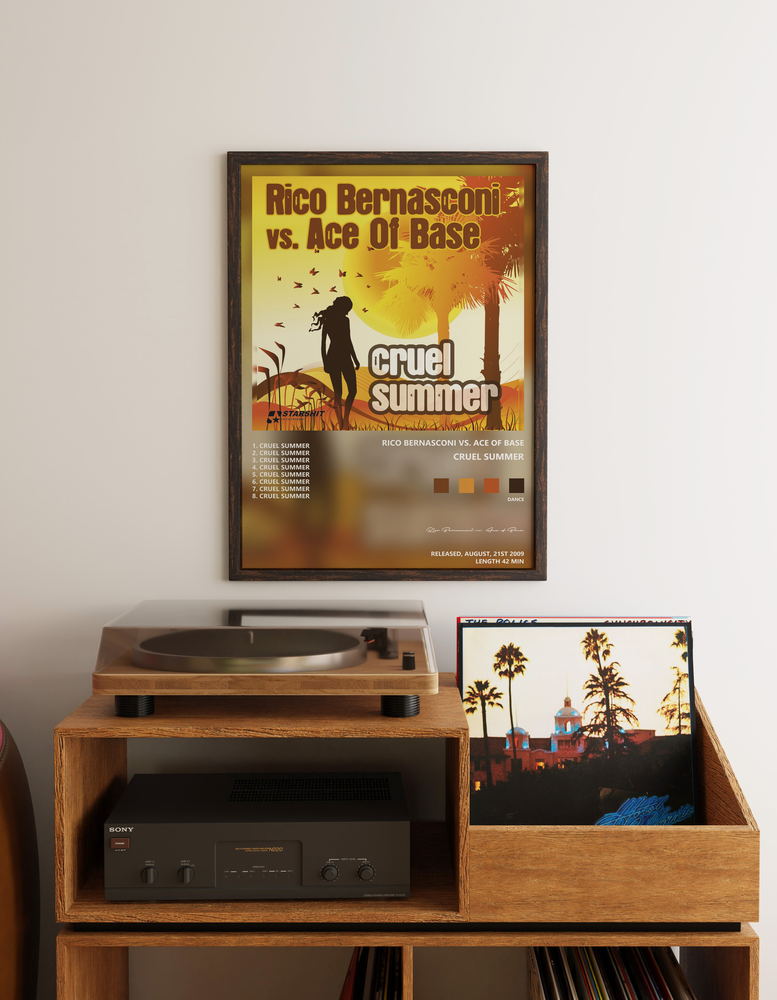 Music poster: Rico Bernasconi vs Ace of Base - Cruel Summer