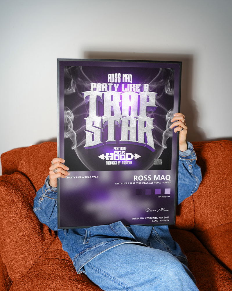 Music poster: Ross Maq - Party Like a Trap Star feat Ace Hood - Single