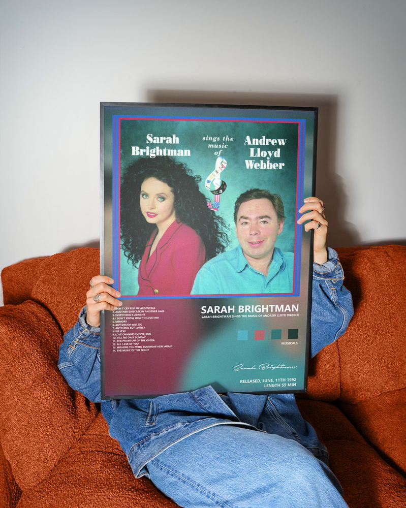 Music poster: Sarah Brightman - Sarah Brightman Sings the Music of Andrew Lloyd Webber