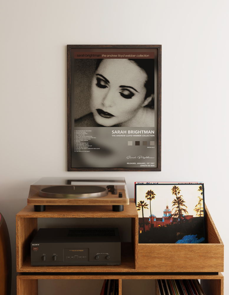 Music poster: Sarah Brightman - The Andrew Lloyd Webber Collection