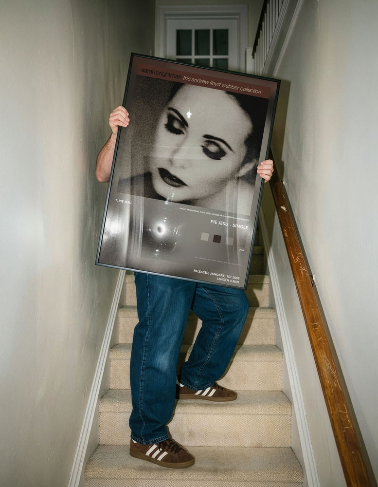 Music poster: Sarah Brightman Paul Miles-Kingston Andrew Lloyd Webber - Pie Jesu - Single