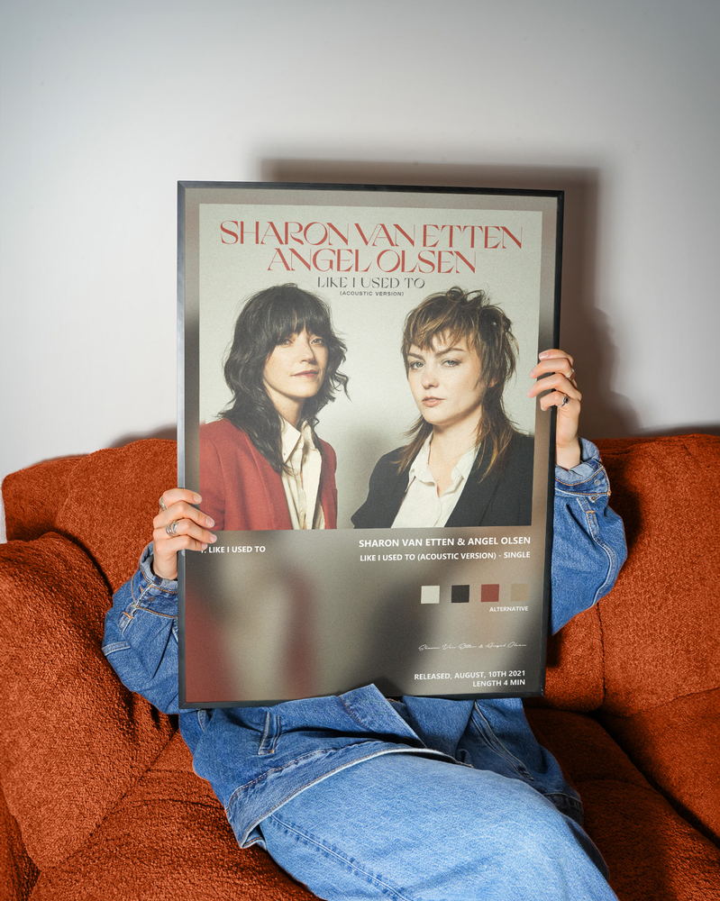 Music poster: Sharon Van Etten Angel Olsen - Like I Used To Acoustic Version - Single