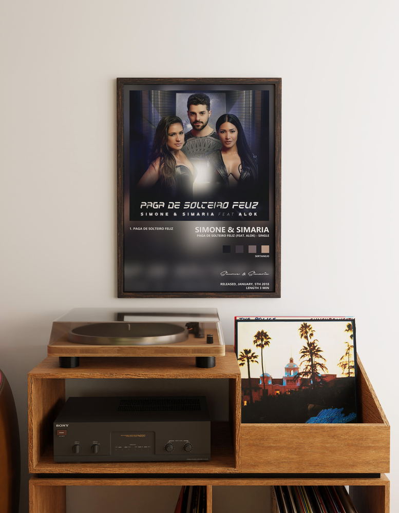 Music poster: Simone Simaria - Paga De Solteiro Feliz feat Alok - Single