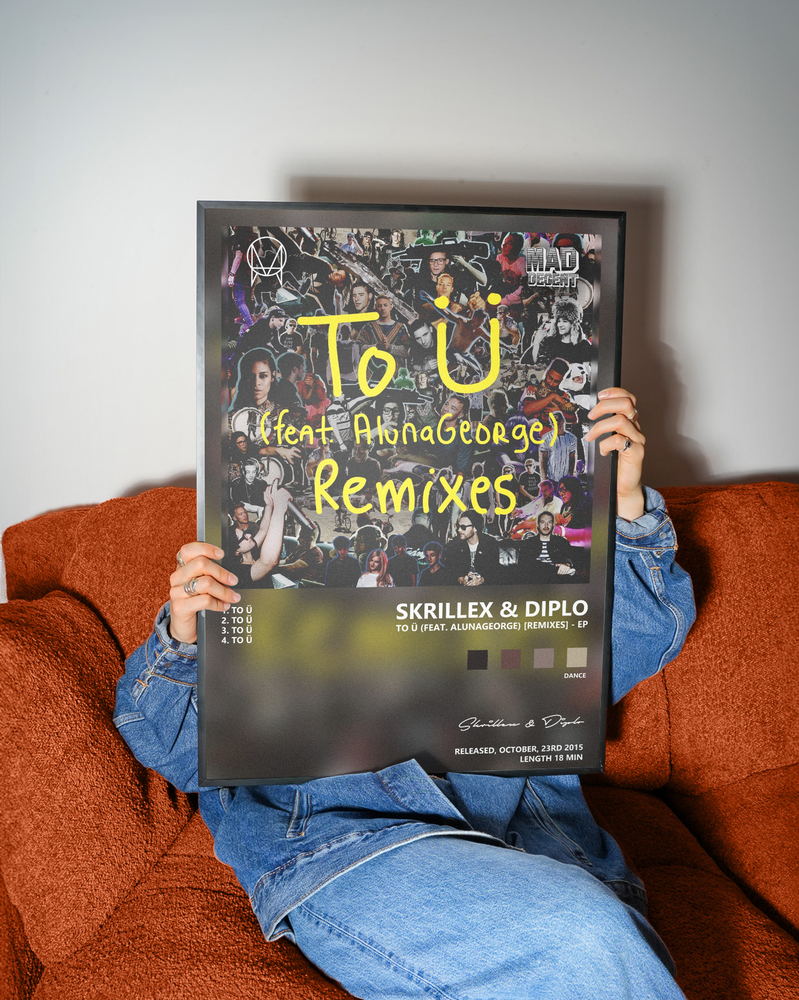 Music poster: Skrillex Diplo - To Ü feat AlunaGeorge Remixes - EP
