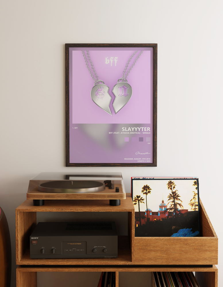 Music poster: Slayyyter - BFF feat Ayesha Erotica - Single