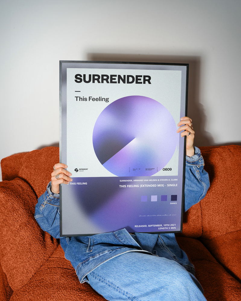 Music poster: Surrender Armand Van Helden Steven A Clark - This Feeling Extended Mix - Single