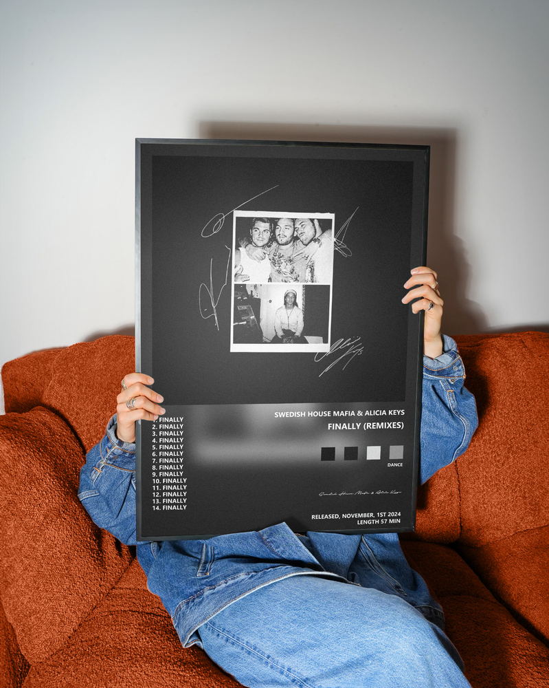 Music poster: Swedish House Mafia Alicia Keys - Finally Remixes