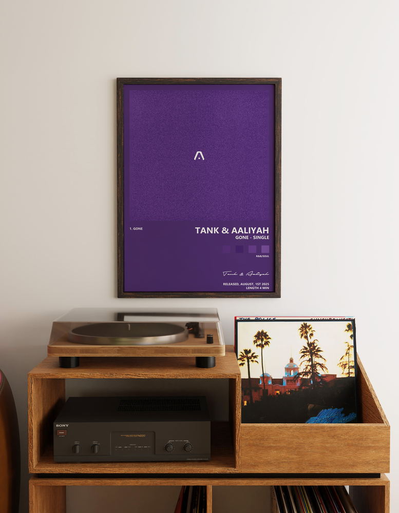 Music poster: Tank Aaliyah - Gone - Single