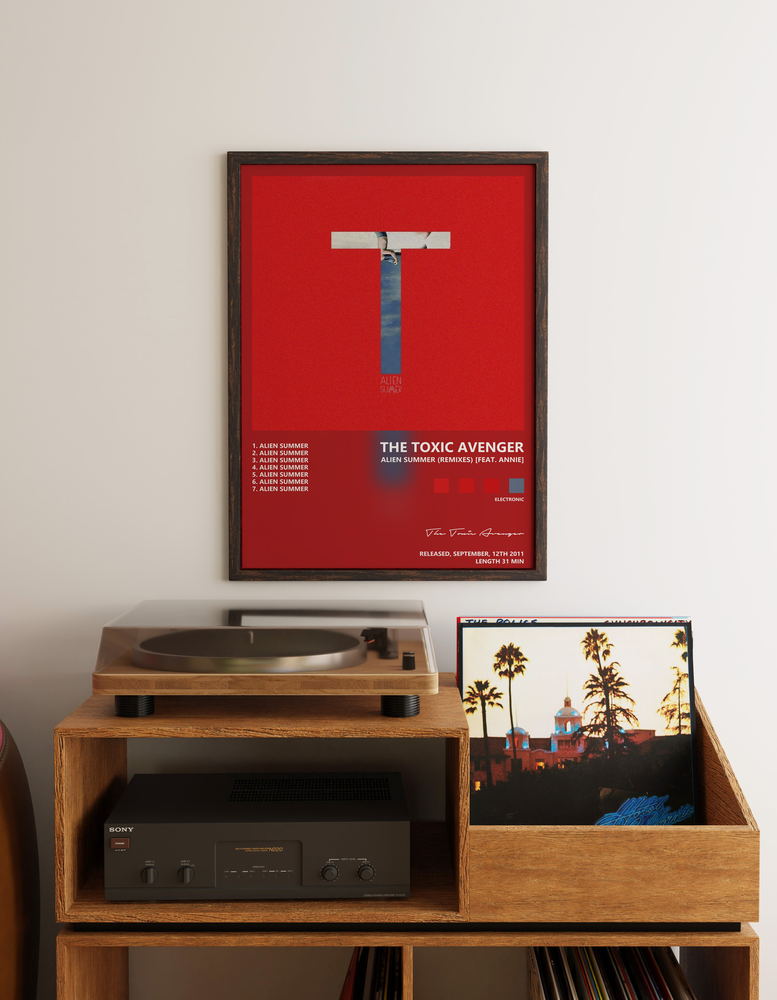Music poster: The Toxic Avenger - Alien Summer Remixes feat Annie