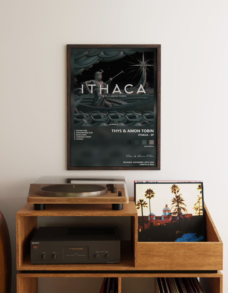 Music poster: Thys Amon Tobin - Ithaca - EP