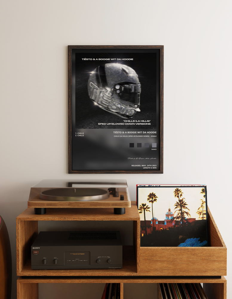 Music poster: Tiësto A Boogie wit da Hoodie - Chills LA Hills Sped UpSlowed Down - Single
