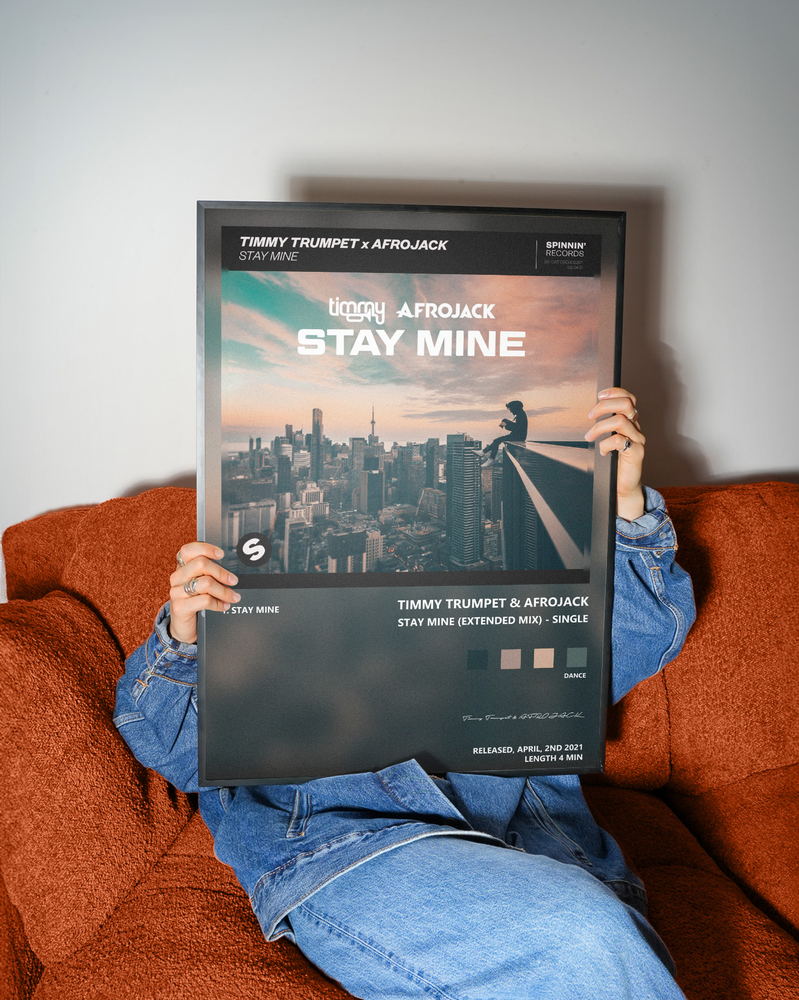 Music poster: Timmy Trumpet AFROJACK - Stay Mine Extended Mix - Single