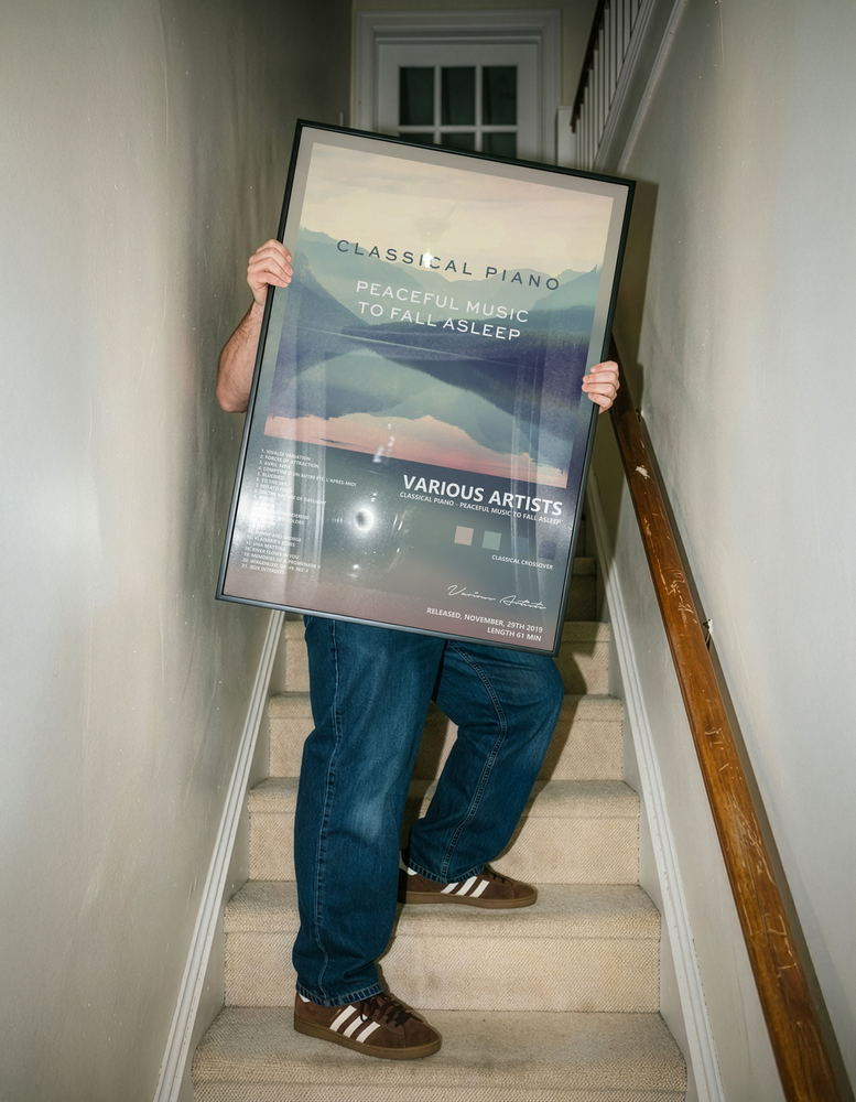 Music poster: Various Artists - Classical Piano - Peaceful music to fall asleep