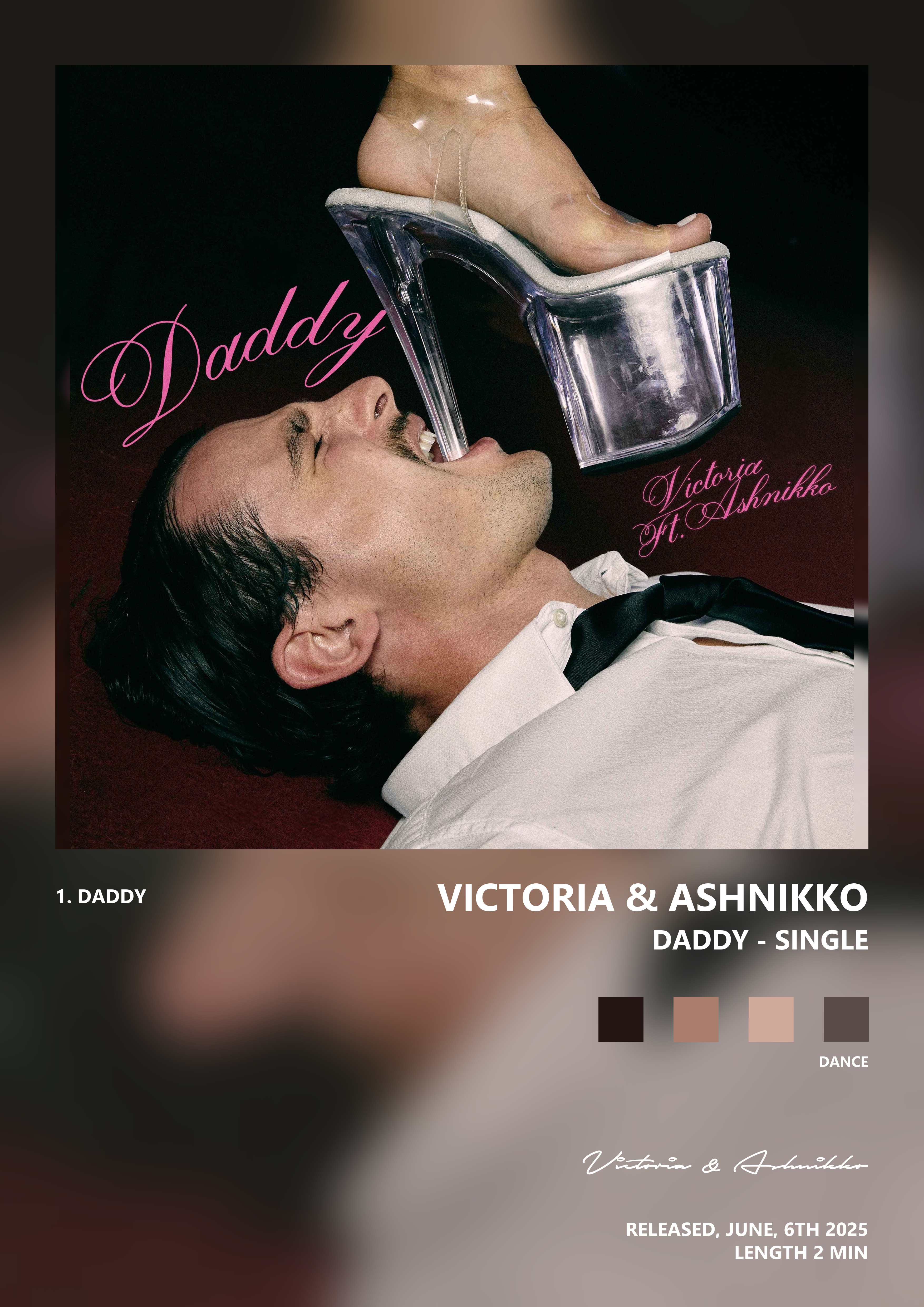 Music poster: Victoria Ashnikko - DADDY - Single