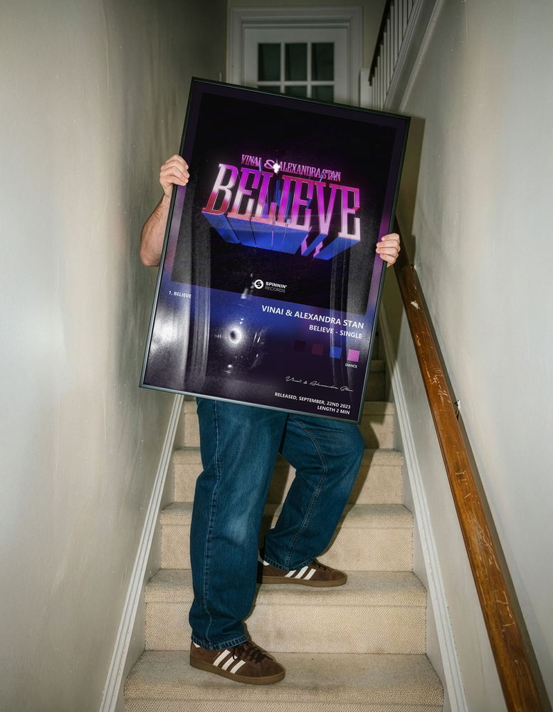Music poster: Vinai Alexandra Stan - Believe - Single