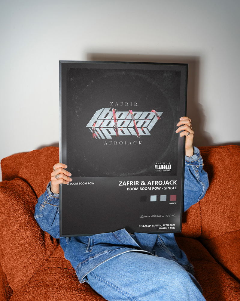 Music poster: Zafrir AFROJACK - Boom Boom Pow - Single