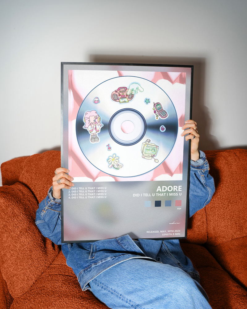 Music poster: adore - did i tell u that i miss u