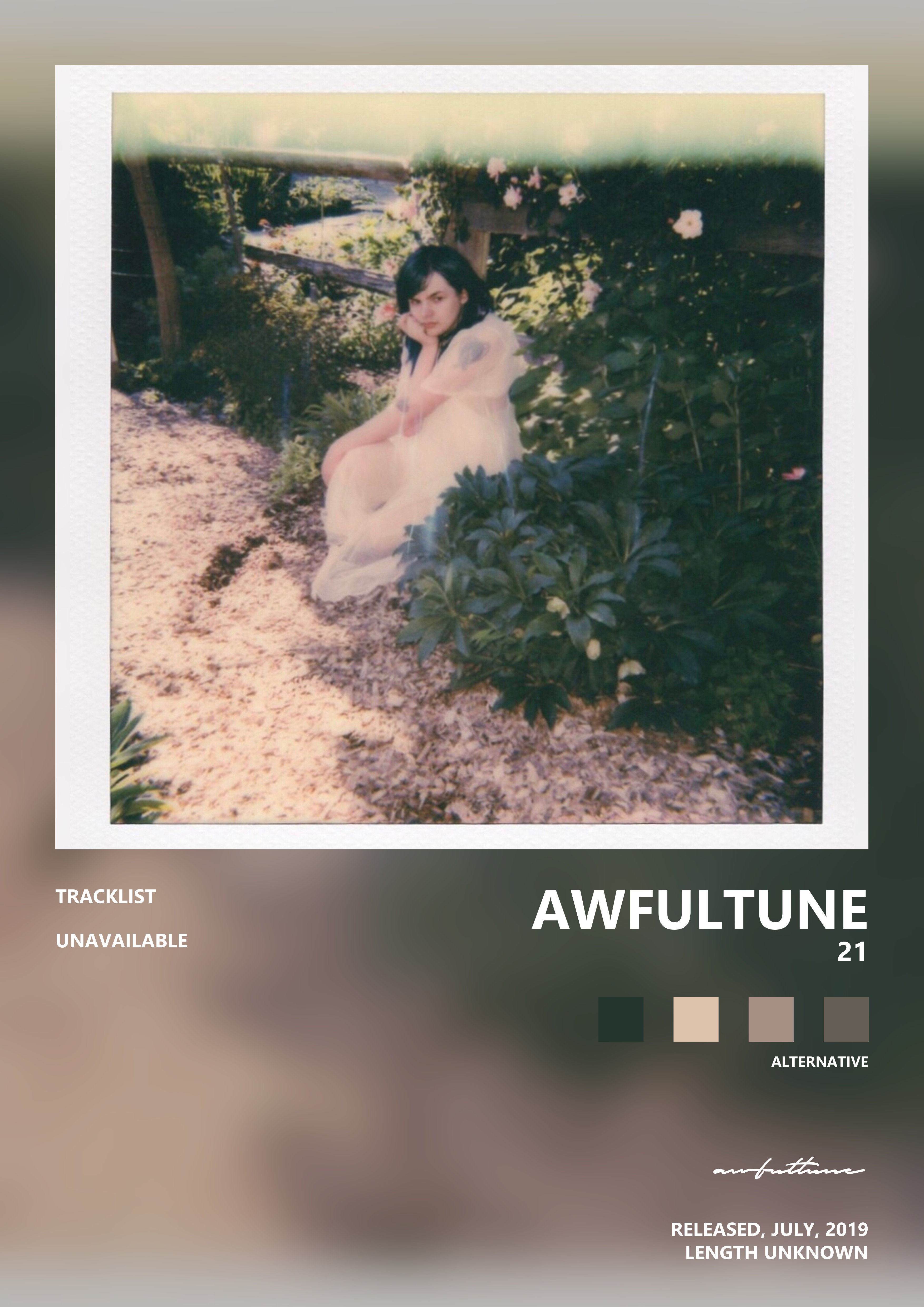 Music poster: awfultune - 21
