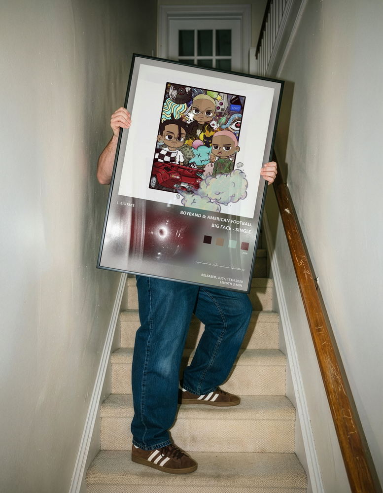 Music poster: boyband American Football - Big Face - Single