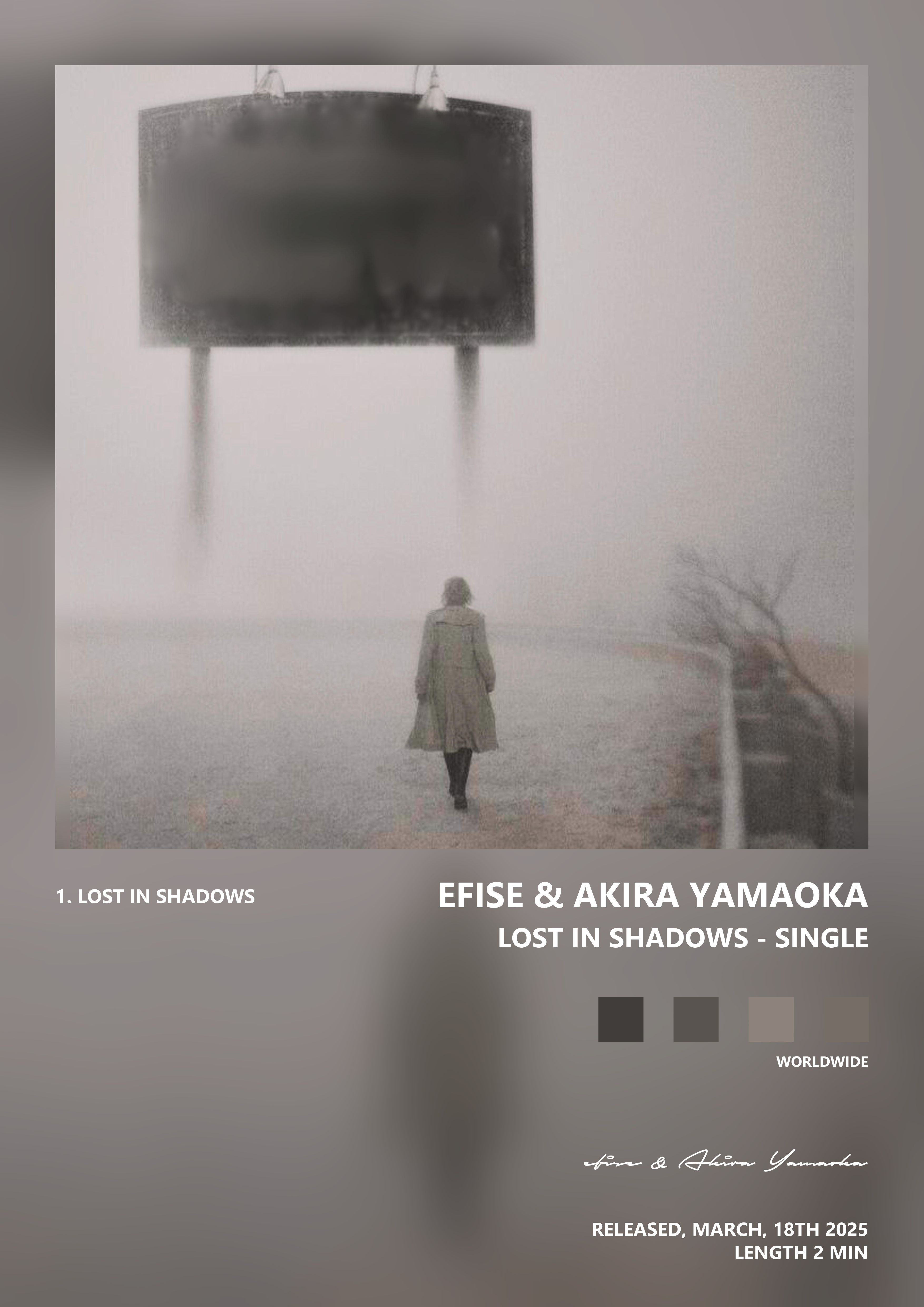 Music poster: efise Akira Yamaoka - Lost in Shadows - Single