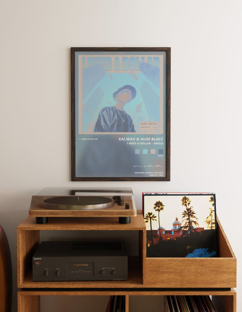 Music poster: kaiwav Aloe Blacc - I Need a Dollar - Single