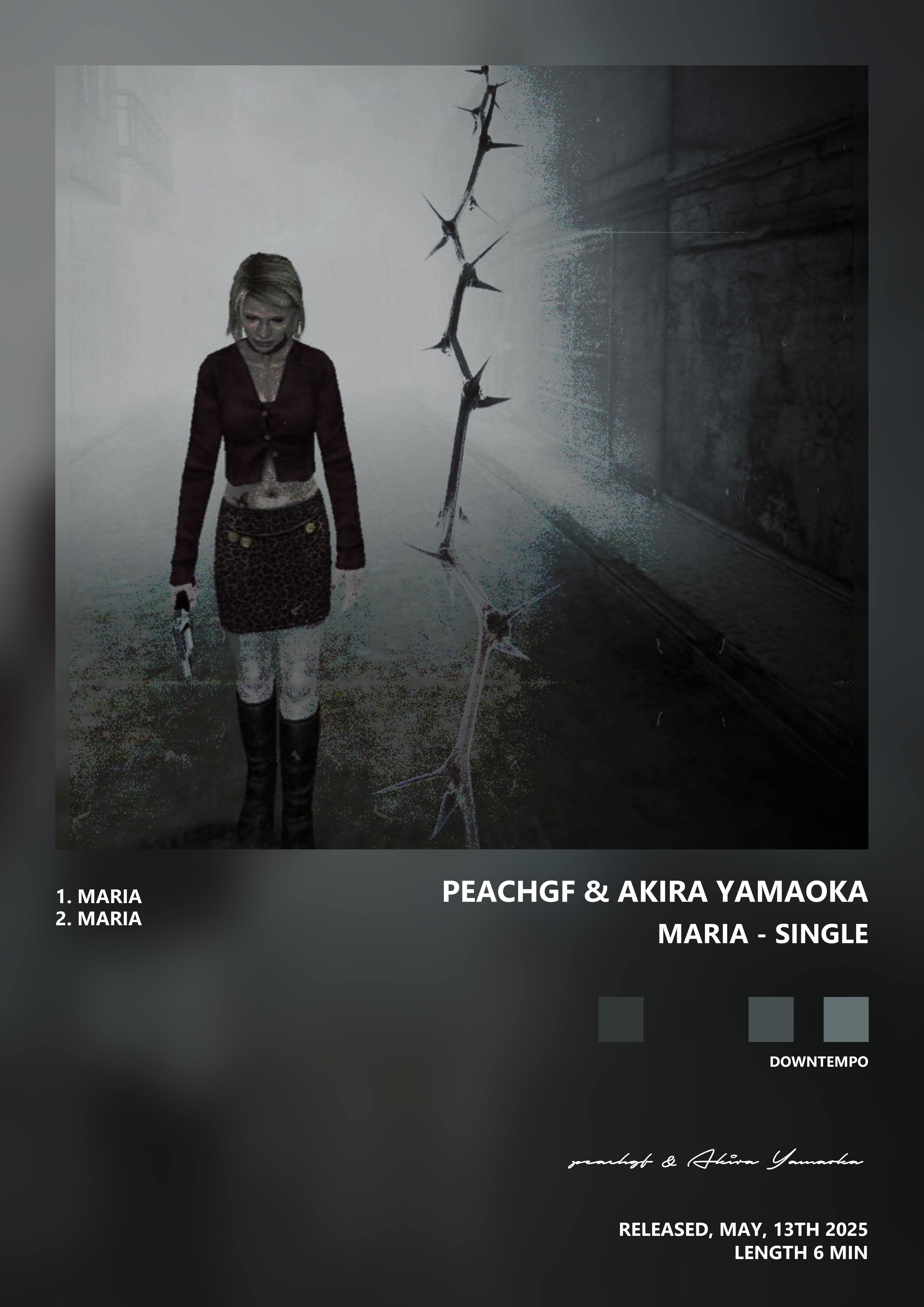 Music poster: peachgf Akira Yamaoka - maria - Single