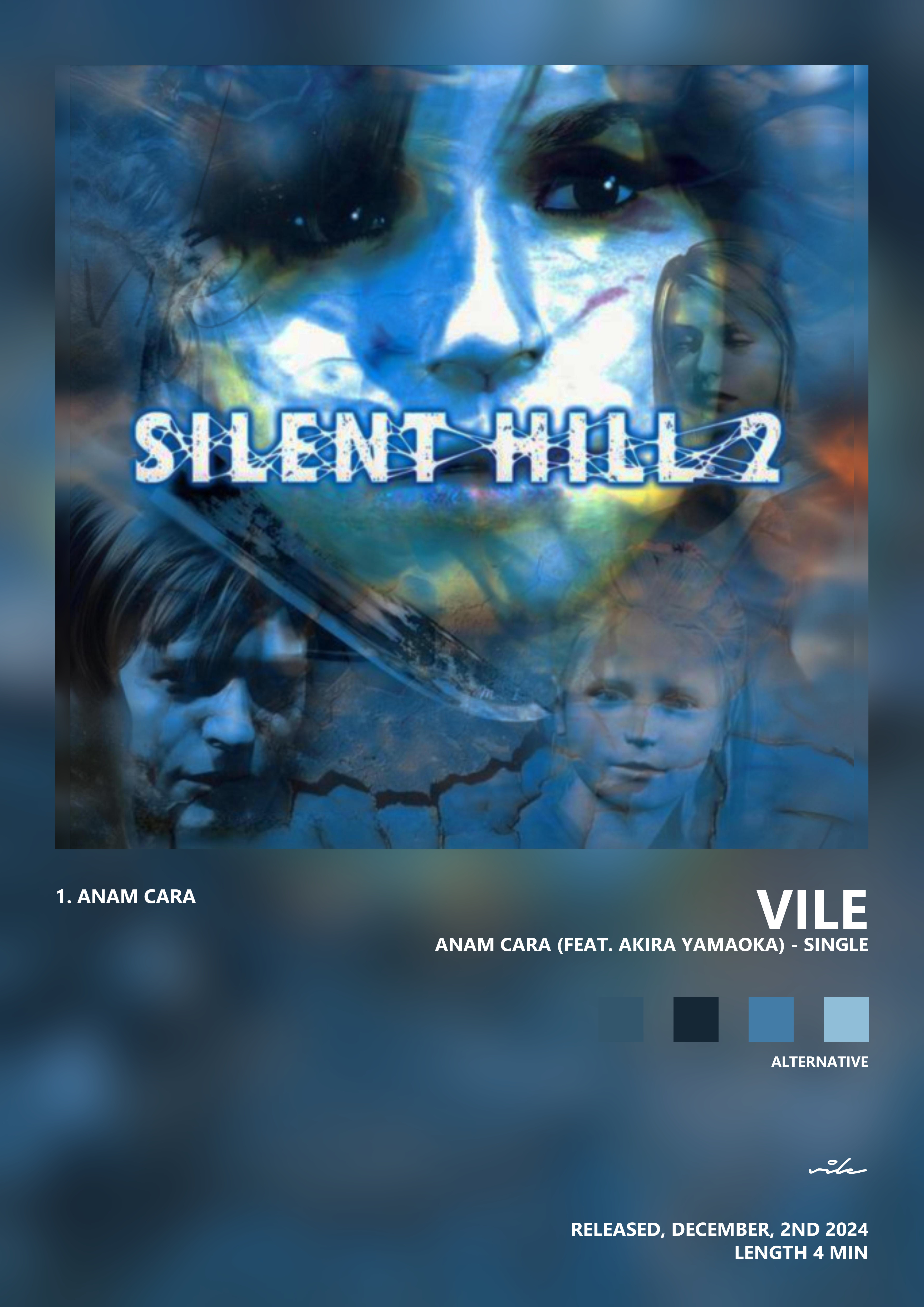Music poster: vile - anam cara feat Akira Yamaoka - Single