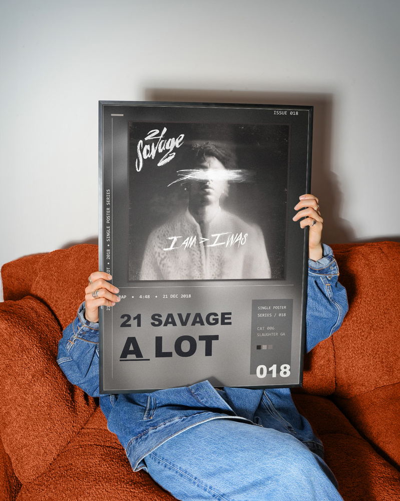 Music poster: 21 Savage - a lot