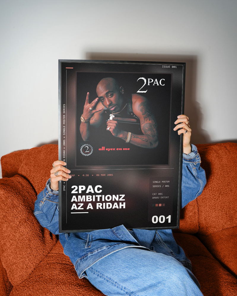 Music poster: 2Pac - Ambitionz Az A Ridah