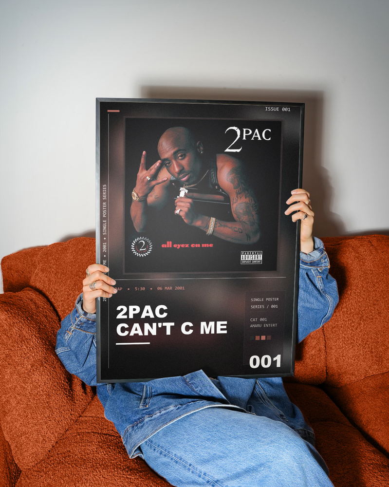 Music poster: 2Pac - Cant C Me