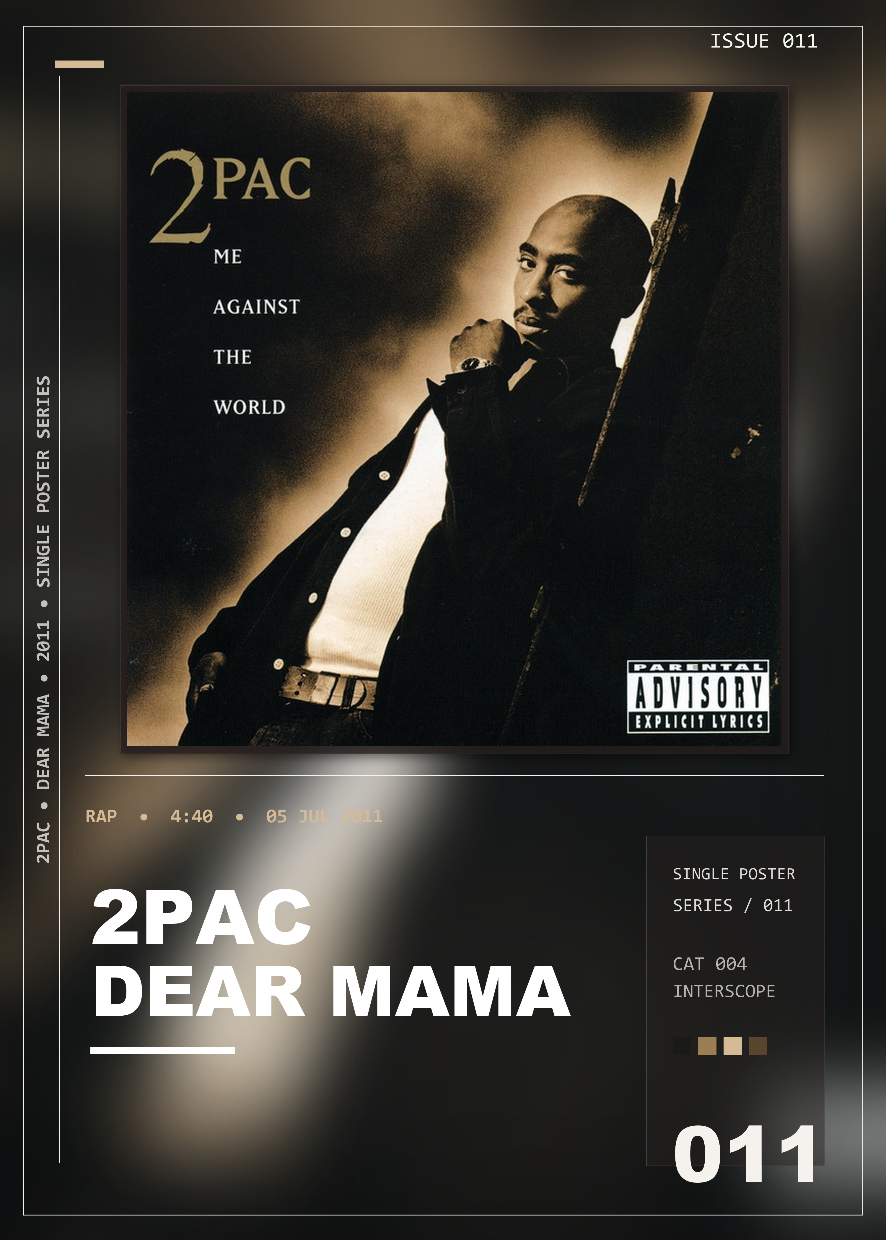 Music poster: 2Pac - Dear Mama