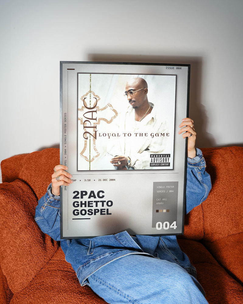 Music poster: 2Pac - Ghetto Gospel